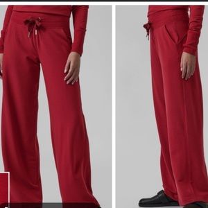 Athleta Red Balance Printed Pant